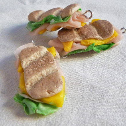 Miniature panini Cernit ciondolo